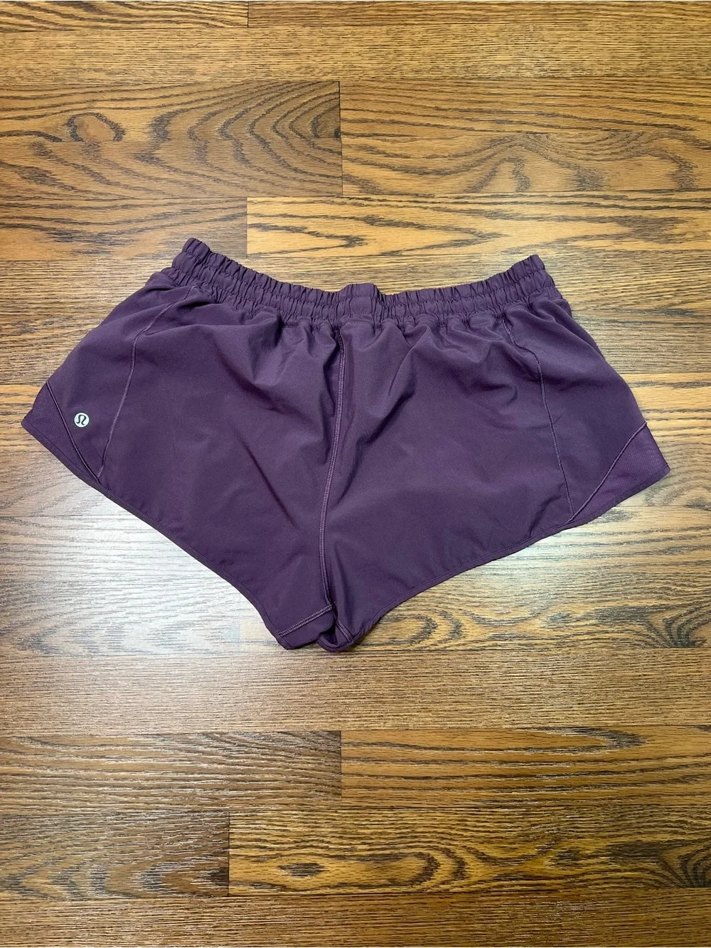 lululemon Hotty Hot Low-Rise Shorts in a purple shade size Women’s 14